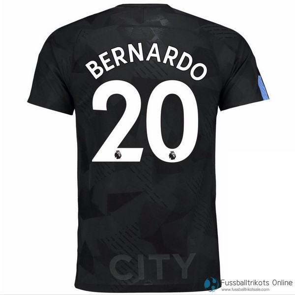Manchester City Trikot Ausweich Bernardo 2017-18 Fussballtrikots Günstig